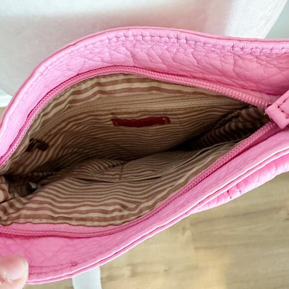 Ampere Willa Vegan Leather Crossbody Bag Purse Pink NWT - Picture 5 of 7